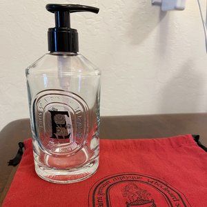 Diptyque Velvet Hand Lotion 350ml/11.8oz refillable empty glass bottle & dustbag